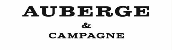 Logo texte noir "Auberge & Campagne".u