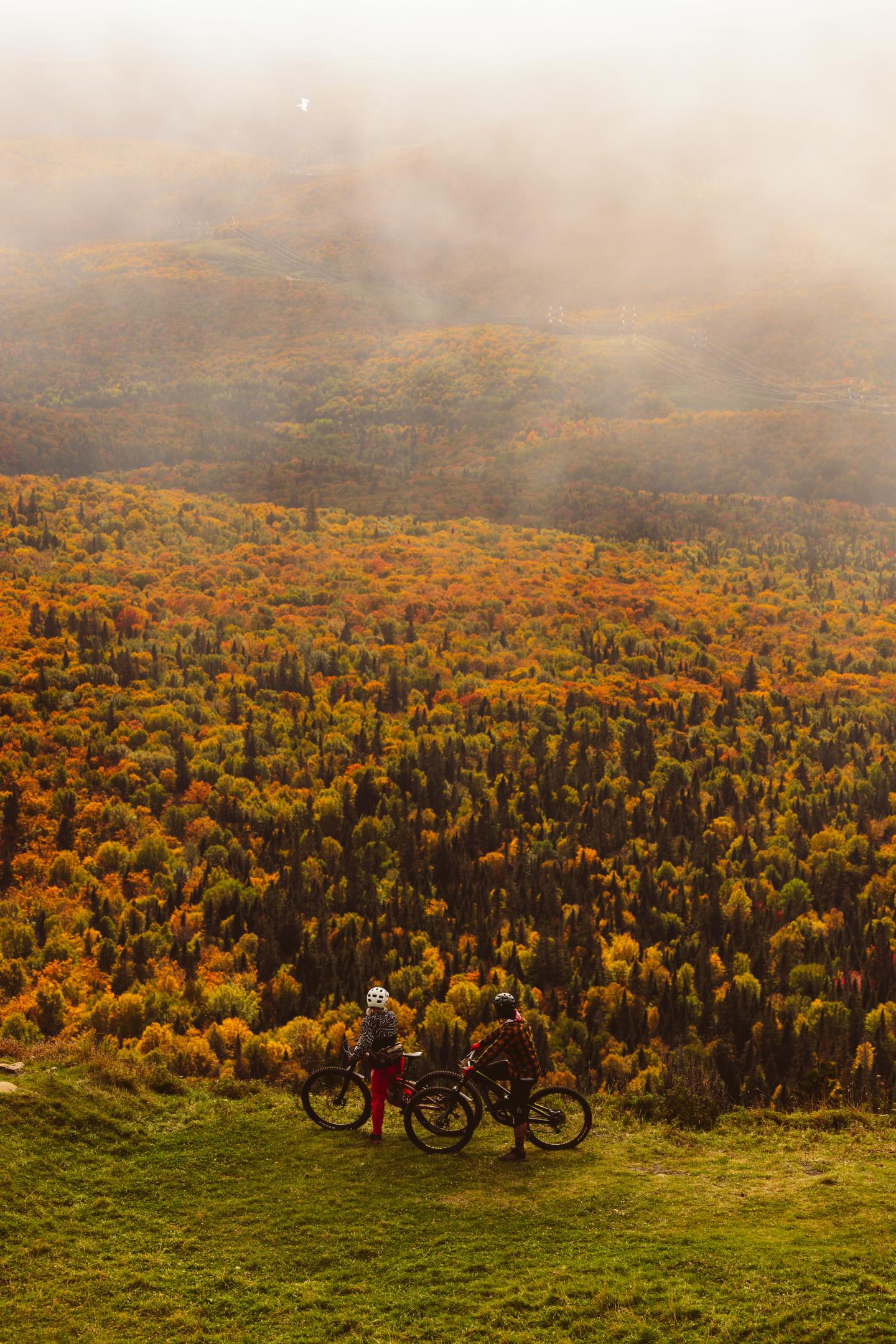 Vélo de montagne à Mont-Sainte-Anne