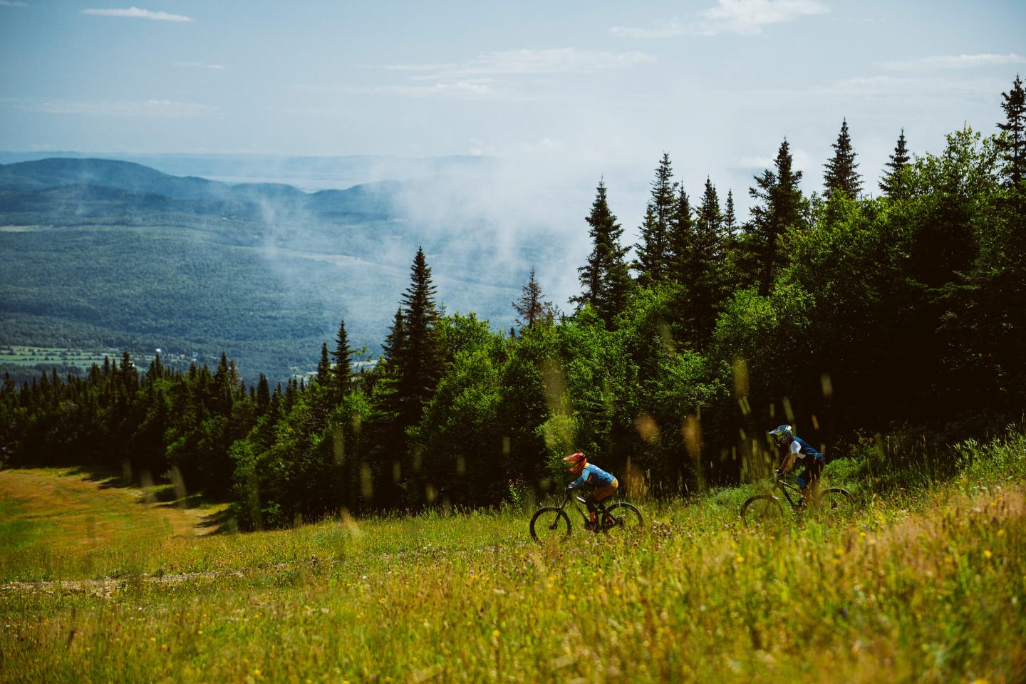 Vélo de montagne à Mont-Sainte-Anne