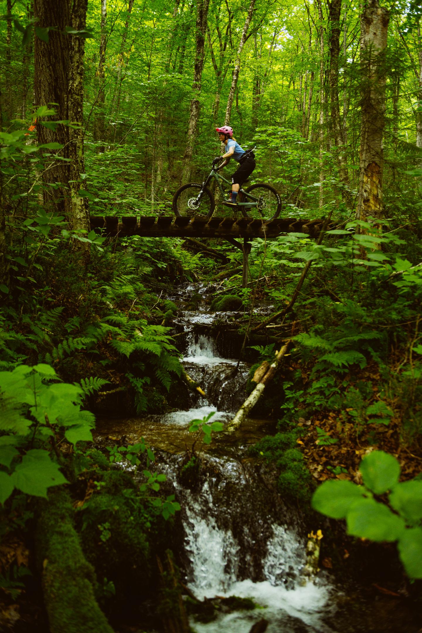 Vélo de montagne à Mont-Sainte-Anne