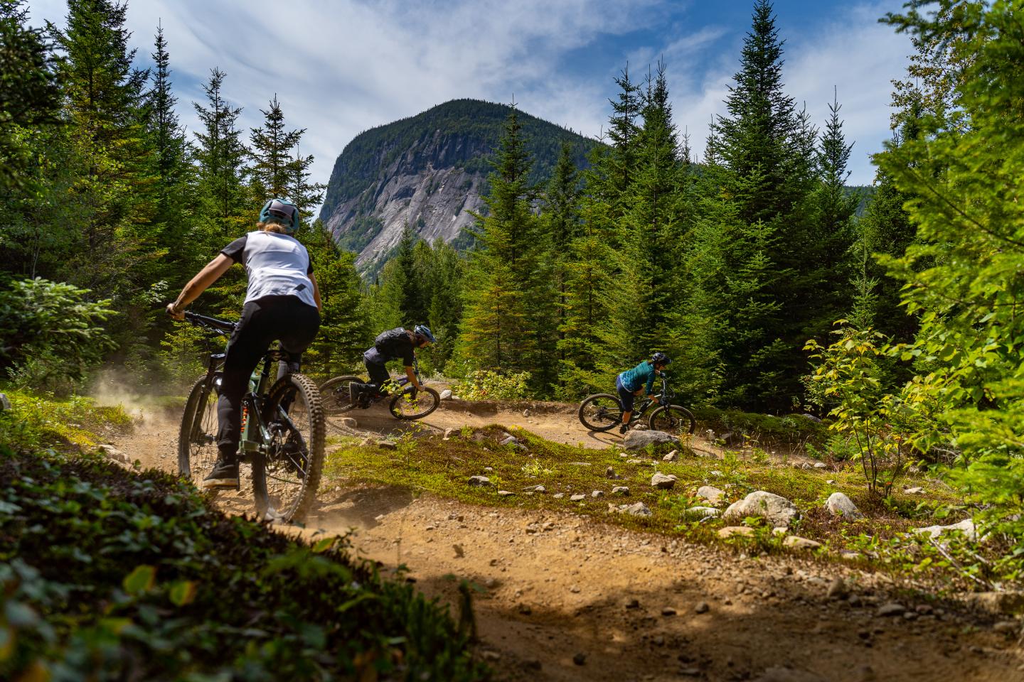 En vélo à Vallée du Bras-du-Nord